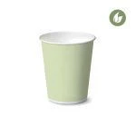 Gobelet en carton biologique 230ml Boisson chaude 6oz Compostable - 1000 pcs.