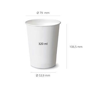 Vaso Cartón para Bebida Fría 320ml|11oz - 2000 uds