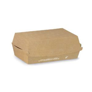 Boîte à hamburger 15x10cm compostable - 500 unités