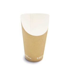 Cardboard Cup for Chips, Fries, Bubble Waffle 50W/P - 1400 pcs.