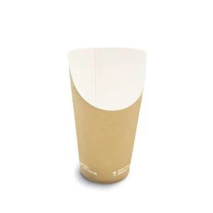 Gobelet en carton pour chips, frites, gaufre à bulles 62 M/P - 2000 pcs.