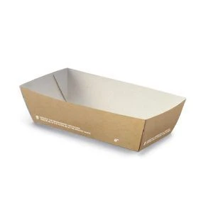 Compostable Cardboard Tray 100x68x45 mm - 400 units