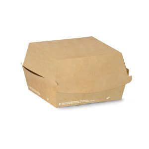 Boîte à hamburger 16x15,5x9cm compostable - 300 unités