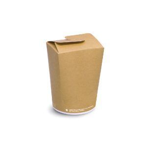 Cardboard Cup with Closure for Take Away Noodles 500ml - 480 pcs.