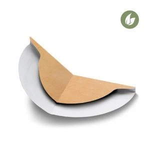 Porte-pancakes/piadina en carton plié compostable - 200 pcs.