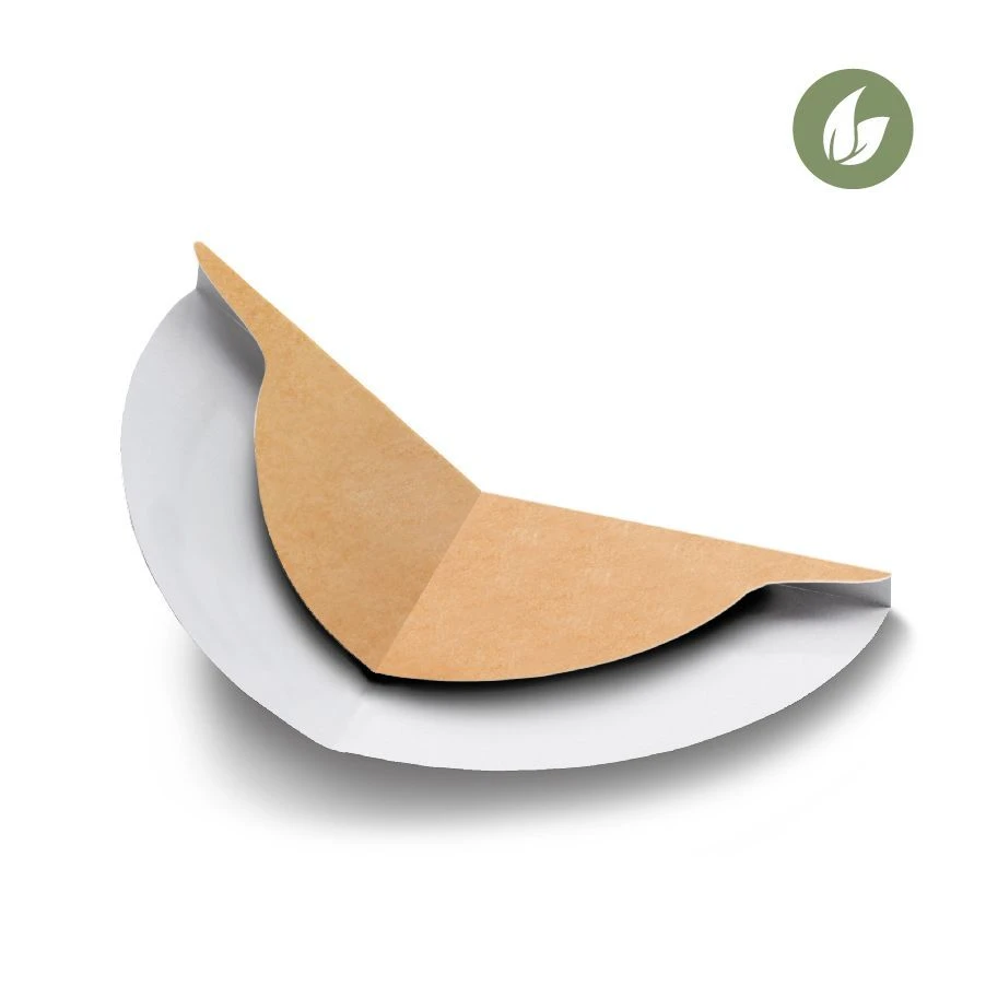Porte-pancakes/piadina en carton plié compostable - 200 pcs.