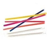 Canne réutilisable gainée en PP compostable 6x20mm Couleurs assorties - 5000 pcs