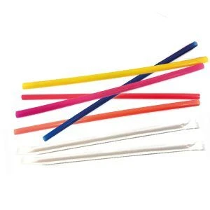 Reusable Sheathed Compostable Compostable PP 6x20mm Reusable Cane Various Colors - 5000 pcs.