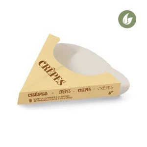 Porte-crêpes en carton biologique - 500 pièces
