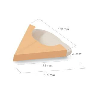 Porte-crêpes en carton biologique - 500 pièces