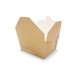 Boîte en carton avec couvercle pour aliments 750ml - 260 pcs.
