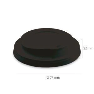Tapa Chupete de Plástico para Vaso 6oz - 1000 uds