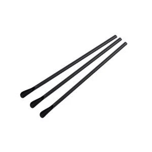 Spoon with Spoon 6x20 cm Black - 6.000 units