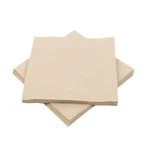 Serviette en papier nature 20x20 cm - 6000 pièces