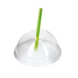rPET Couvercle de dôme transparent avec trou 96Ø - 1000 pcs.