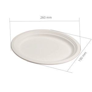11184-Plate oval-260x190mm-Cellulose Pulp-Graphired-00