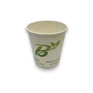 BIOplat Cardboard Cup 230ml Hot Drink 6oz Compostable - 1000 units