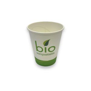 Cup 230ml Organic Hot Drink 6oz Organic Compostable Bio Compostable - 1000 pcs.