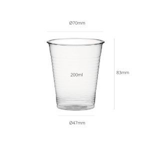 PP Transparent Cups 200ml - 1000 pcs.