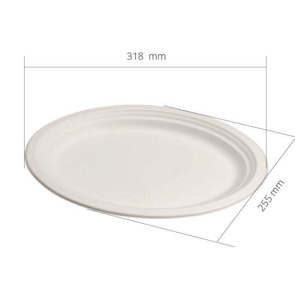 PO318-Oval Plate-318x115mm-Cellulose Pulp-Graphired-Technical-13