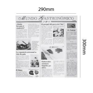 Papier ingraissable Papier ingraissable blanc 29x30cm Grafica PaperNews - 2000 pcs