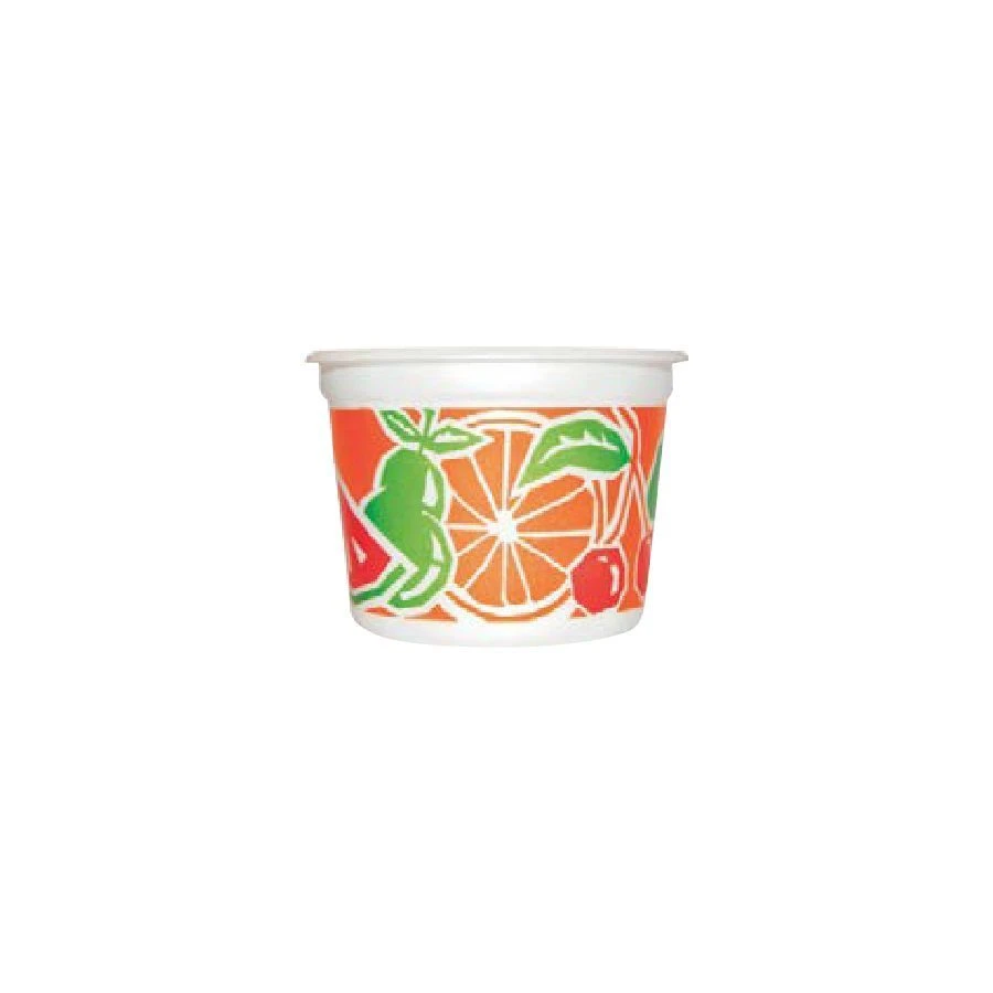 Swisspack Pot en plastique orange fruit graphique 140ml - 900 pcs.
