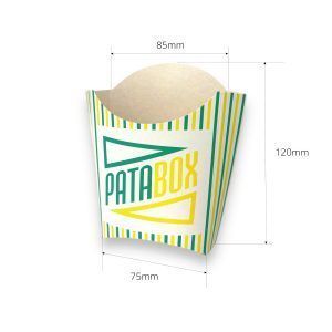 Mini boîte à pommes de terre graphique standard PATABOX - 1000 pcs.