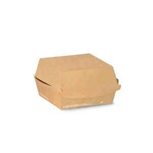 Boîte à hamburger 10x10x7cm compostable - 650 pcs
