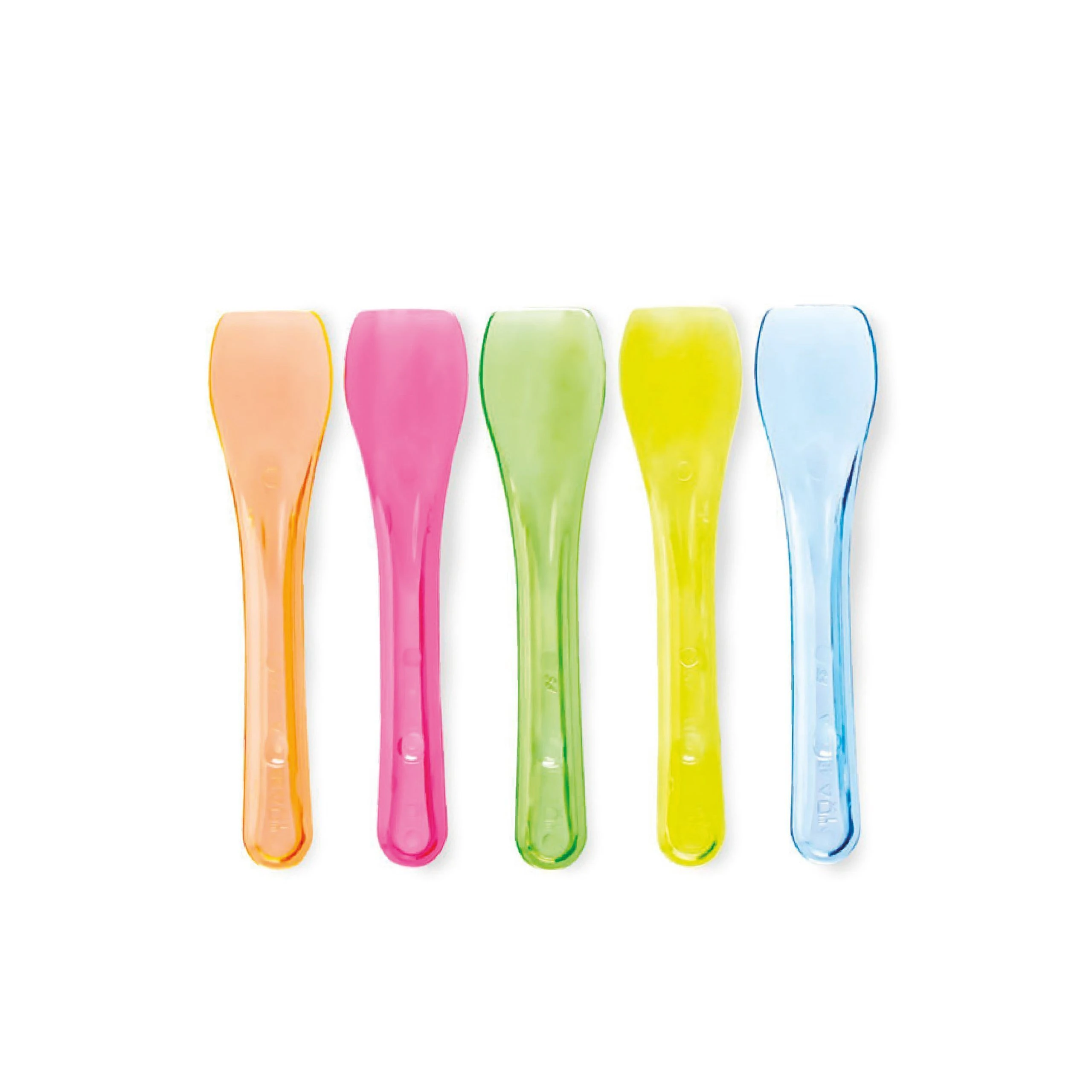 Cuillère PS réutilisable 9,5 cm Couleurs - 10kg (approx. 6170 pcs.)