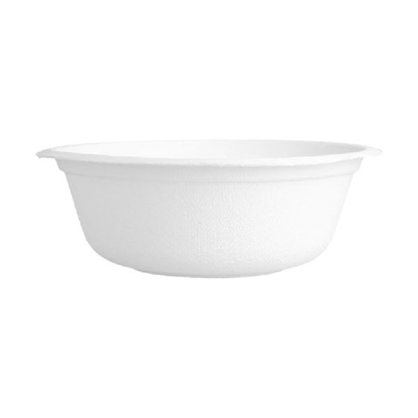 L001N-B Bio-Bowl 500ml-155x54mm-FrontPulp Cellulose-Graphired