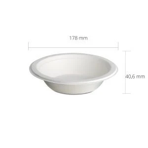 B400-Bio-Bowl 400ml-178x40,6mm-Pulp Cellulose-Tecncio-Graphired