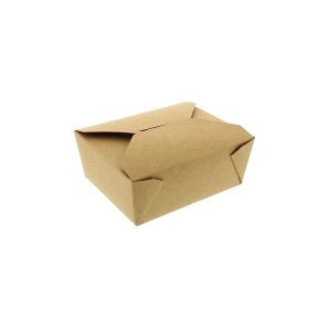 Boîte en carton avec couvercle pour aliments 800ml - 200 pcs.