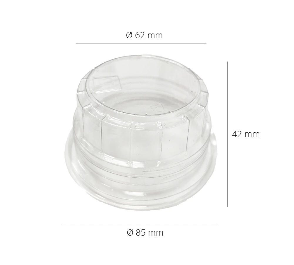 Couvercle plat en plastique pour Gobelet 25M - 2000 pcs. (copia)