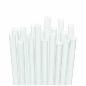Cañita Reutilizable 8x25mm Transparente - 5000 uds