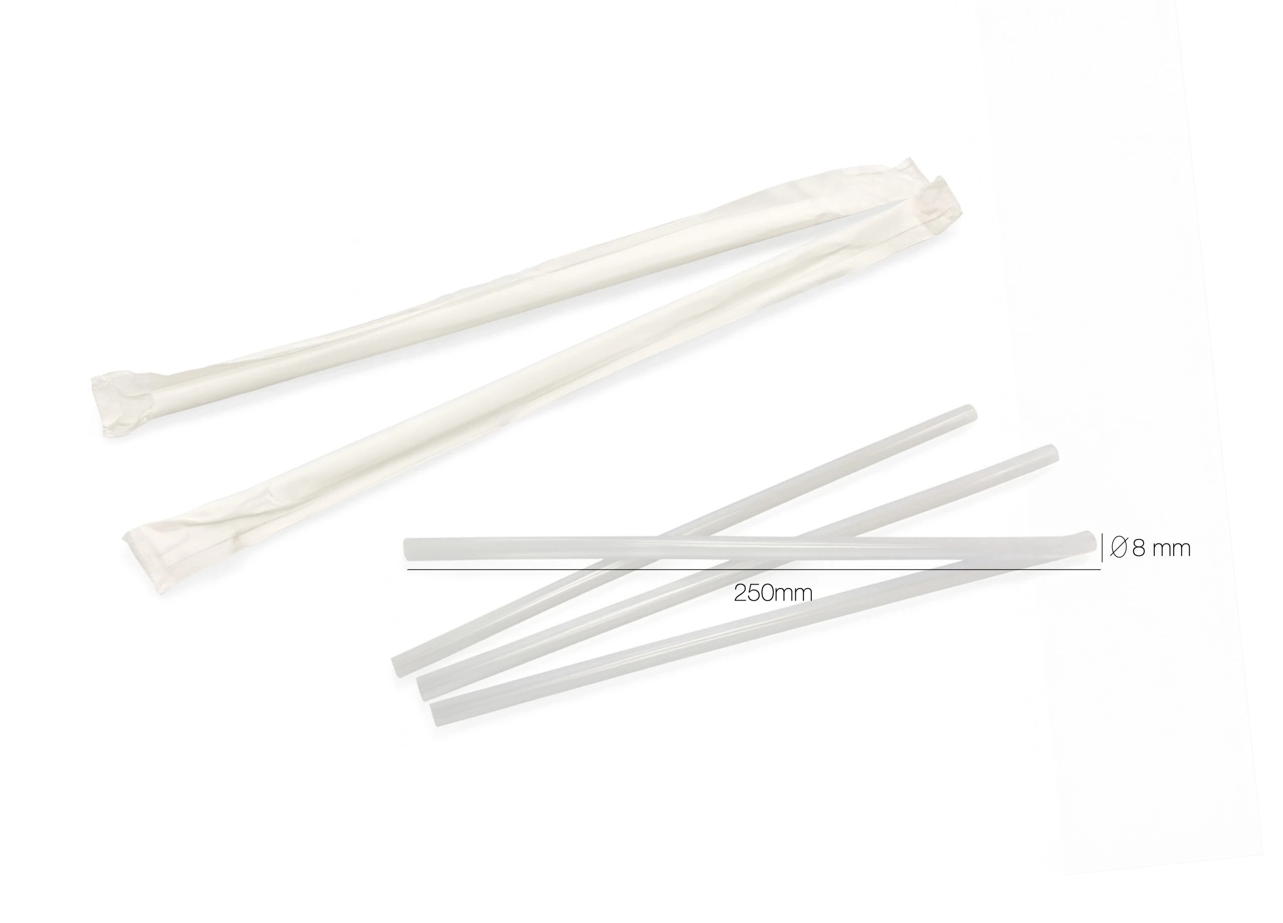 Canne réutilisable 6x20mm Couleurs assorties - 5000 pcs. (copia) (copia) (copia) (copia)