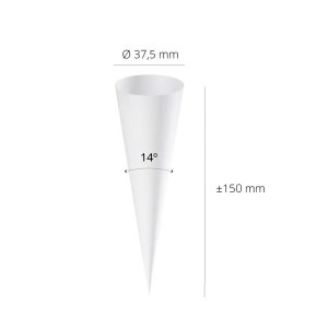 Ice Cream Paper Cone °14x37,5ø - 2000 pcs.